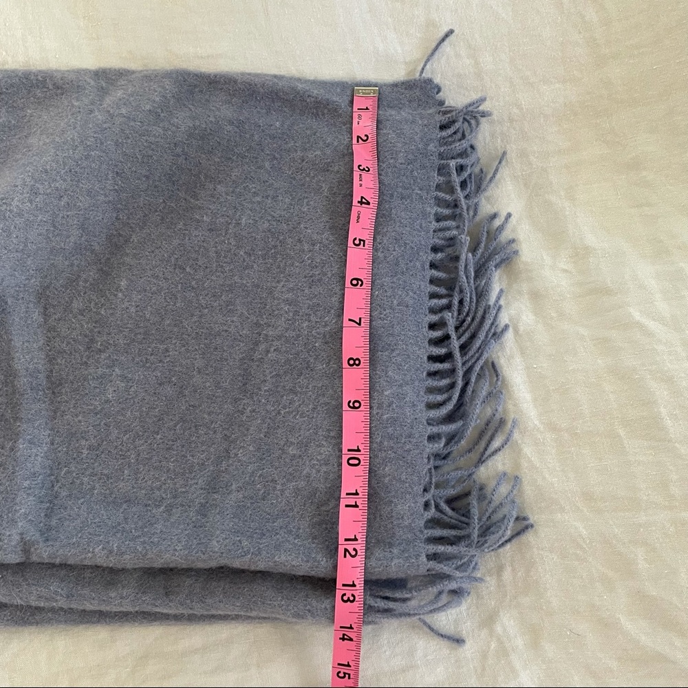 & Other stories oversized wool scarf in light blue